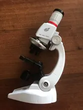 Kit de microscopio LED 100X-400X-1200X para niños, juguete para regalo educativo de ciencia escolar en casa, microscopio biológico refinado