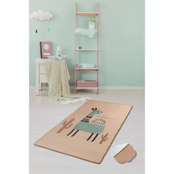 

Anti bacterial Non-slip ComicFigure Cartoon Baby Play Mat Baby Carpet Rug Animal Lama Mat for Children Play Mat 14 140x190 cm