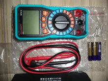 Mileseey-multímetro Digital NCV de rango automático, medidor de voltaje CA/CC, luz Flash, pantalla grande