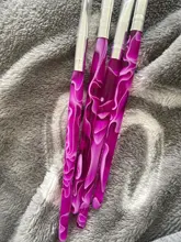 Pincel de Gel UV para manicura profesional, pincel acrílico transparente para arte de uñas, pintura, dibujo, herramientas de fototerapia, 3/7 Uds.