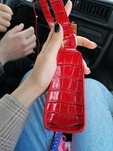 Bolso de compras Retro informal para mujer, bolsa de hombro con patrón de piedras, de cuero, con cadena de Color sólido, novedad de 2021