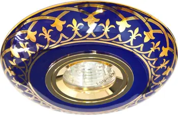 

Downlight built-in Feron c2626 ceiling MR16 G5.3 Blue-Golden 28355