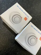 Tuya-alarma de humo WiFi para el hogar, Detector de humo con protección contra incendios, combinación de alarma de fuego, sistema de seguridad para bomberos