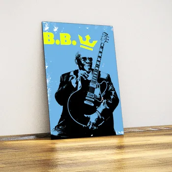 

BB King - Metal Poster