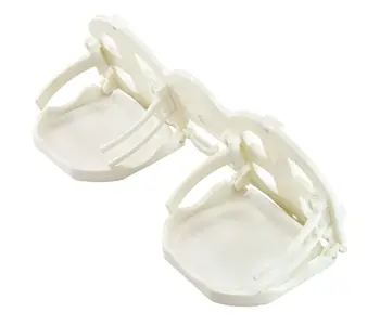 

Folding cup holder double store-all, white 96865