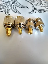1 Uds. De conector de Radio SMA macho hembra a UHF PL259 macho hembra SO239 adaptador RF conector