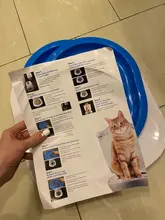 Cat Toilet Litter-Trainer Toilet-Seat-Lighting Catsceaningtrainingtoilet-Supplies 