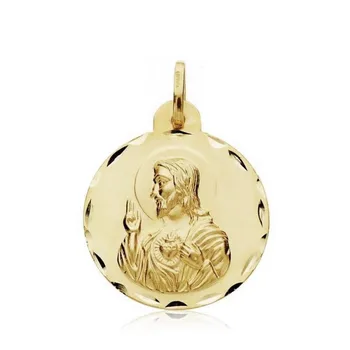 

Medal 18k gold scapular Virgin Angustias 22mm. [AB3346]