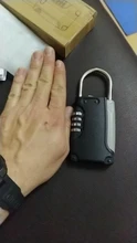 Alta calidad llave caja 4-contraseña Digital cerradura de combinación con gancho de Metal Mini de secreto de la caja para casa Villa caravana