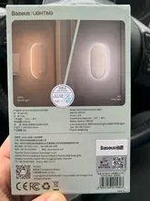Baseus PIR Motion Sensor Night Light Human Induction Backlight Magnetic LED Light Rechargeable