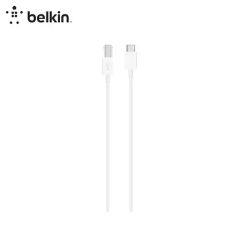 

Cable Belkin USB-C dad/USB-B, 3A, 1M White (f2cu028ds1m-wht)