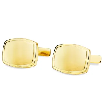 

Cufflinks 18k gold roll 17mm. Matte Glitter Man