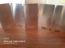 Outdoor Stove Screen Windshield Cooking-Burner Foldable Aluminium-Alloy 9-Plates Windproof