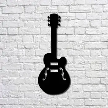 

Металлический декор стен Guitar II 50x20 cm дизайн интерьера домашнего