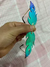 De lujo de ojo de gato gafas de sol de las mujeres Vintage de diseñador de marca sin montura fuego gafas de sol de moda lente espejo estrecha gafas UV400