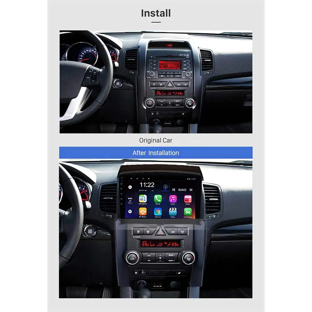 Lionet gps навигация для автомобиля KIA Sorento 2009-2012 10,1 дюймов RK1006Y