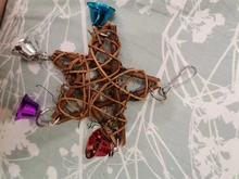 PipiFren Parrot Toys For Bird Pentagram Accessories Supplies Cockatiel Perch Toy Budgie