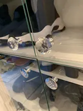 Wardrobe Handles Hardware Drawer Pull Cupboard Glass-Knobs Cabinet-Door Crystal Diamond-Shape