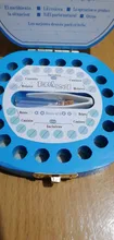 Caja de madera para dientes de bebé, organizador umbilical para los dientes de la leche en inglés/español/portugués, caja de recuerdo para niños y niñas