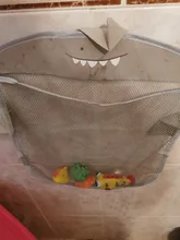 Baño juguetes para niños y bebés ordenado de almacenamiento de bolsa de ventosa baño bañera muñeca colgando bolsa baño cesta de juguete bolsa de red de almacenaje juguete de agua