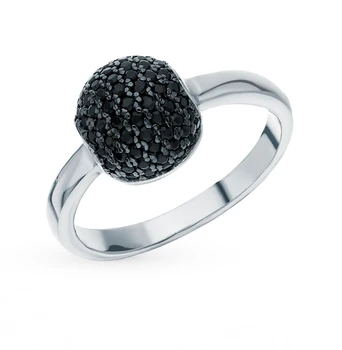 

Silver ring with cubic zirconia sunlight