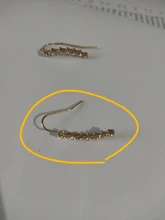 Pendientes de cristal con diamantes de imitación para mujer, Clip de perno, accesorios de joyería, regalos