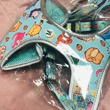 personalized Reflective Dog Cat Harness Vest Pet Adjustable Walking Leash Set for Puppy