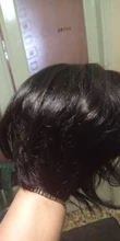 Zafiro corto Pixie pelucas de encaje corte Pixie Peluca de pelo Remy brasileño recto 150% de densidad máquina pelucas de cabello humano para las mujeres