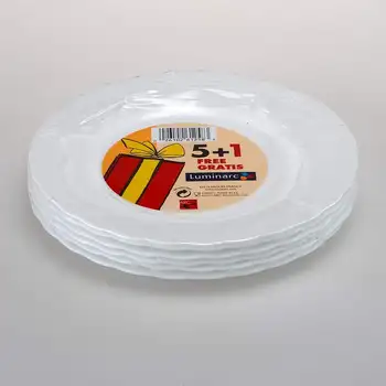 

Set of plates of snack (dessert) 6 PCs Luminarc Trianon, d = 19,5 cm