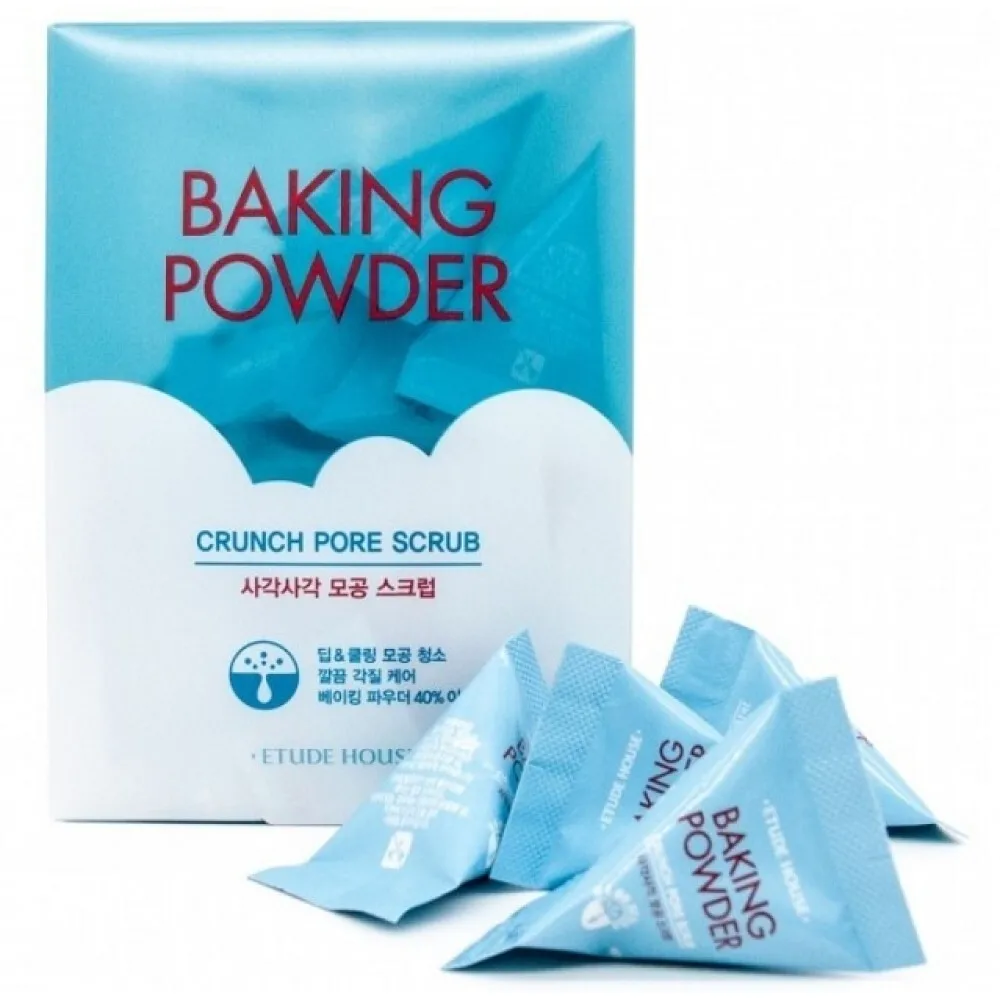 Etude House / Скраб для лица с содой Baking Powder (24 шт в упаковке) Корейская косметика |