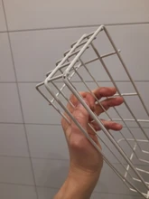 Suction-Basket-Organizer Storage-Rack Iron Punch-Free-Shelf Bathroom Kitchen Metal Home-Corner