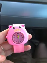 Relojes adorables de Gel de dibujos animados para niños y niñas, pulsera de cuarzo con correa de diseño único