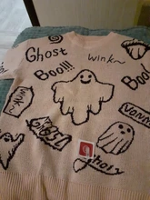 Sudadera estilo Hip Hop para hombre, suéter de punto, informal, holgado, de dibujos animados, para otoño e invierno, diseño Unisex