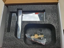 Faucet-Waterfall Vanity-Sink Washing-Taps Cold-Basin Chrome Bathroom Brass Rozin Single-Lever