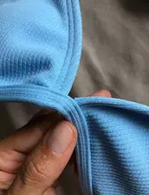 Microbikini brasileño con tanga de mujer, traje de baño liso blanco y negro con tanga y copa pequeña, bikinis sexis de talle alto para playa y piscina de mujer