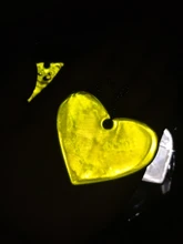 MEILITE 500 vela luces amor corazón colgante bolso accesorios reflectante llaveros Keyings para la Seguridad del Tráfico de uso