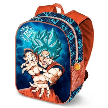 

Toei Animation Dragon Ball Goku Super saiyan-backpack small child polyester outside pocket-amazing gift kids Fans Anime