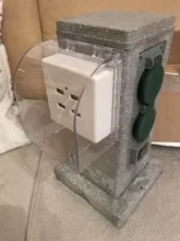 Box-Panel Protection-Box Wall-Socket Glue-Paste-Type Heightened Waterproof Simple-Installation