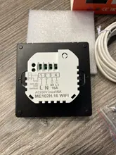 AVATTO-termostato inteligente con WiFi, controlador de temperatura de calefacción con pantalla táctil LED Celsius/fahrenheed, funciona con Alexa y Google Home