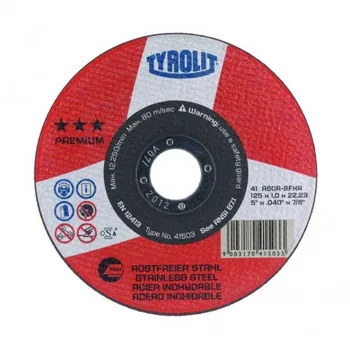 

CUTTING DISC STAINLESS STEEL 115X1X22 EXTRA 41502