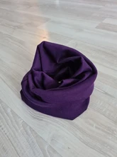 Bufanda de algodón con estampado sólido para niños, bufanda cálida a prueba de viento, para otoño e invierno, con anillo de cuello redondo, multiusos