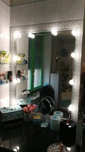 Bulbs Vanity-Lights Wall-Lamp Dressing Make-Up-Mirror-Light Dimmable Hollywood LED Bathroom