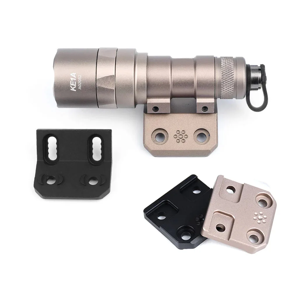 Arisaka RM45 Degree/Right Angle Offset Side Mount fit Mlok Keymod Rail Handguard Tactical Light Accessories SF M300 M600 | Спорт и