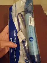 Purificador de agua para exteriores, para acampar, senderismo, supervivencia, portátil, filtro de agua