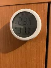 Tuya Smart Home-Sensor de temperatura y humedad ZigBee, higrómetro para interiores, termómetro con pantalla LED, funciona con Alexa y Google