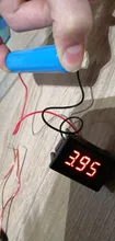 Mini voltímetro Digital de alta calidad para coche, batería de prueba de voltaje DC 2,4 V-30V, 2 cables, pantalla LED
