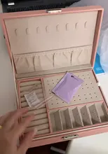 Joyero de terciopelo de doble capa, caja de almacenamiento de joyería europea de cuero de alta capacidad, soporte de joyería de gran espacio, caja de regalo