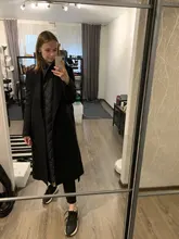 Women Winter Jacket Parka Straight-Coat Simplee Female Long Casual Fashion Windproof