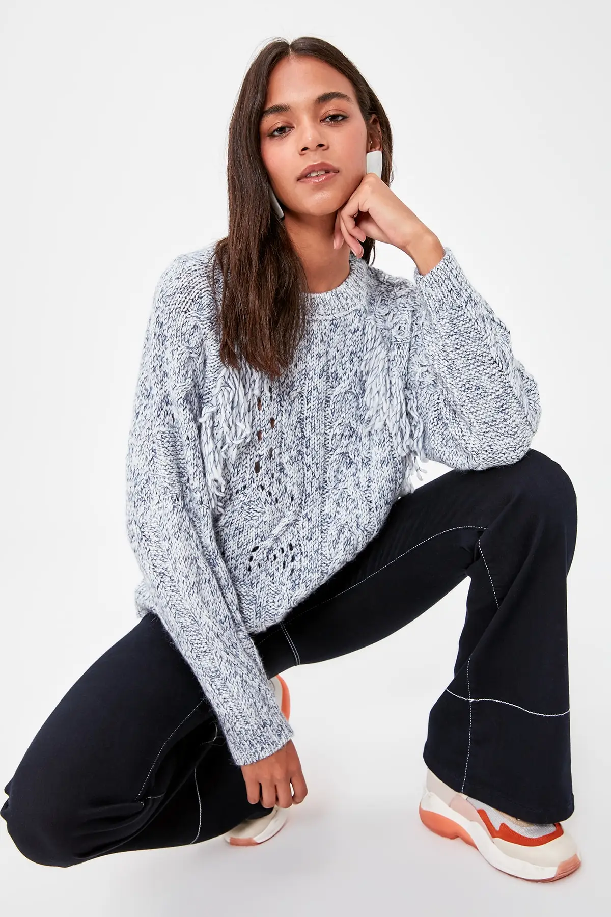 Trendyol свитер с кисточками TWOAW20KZ1172 |
