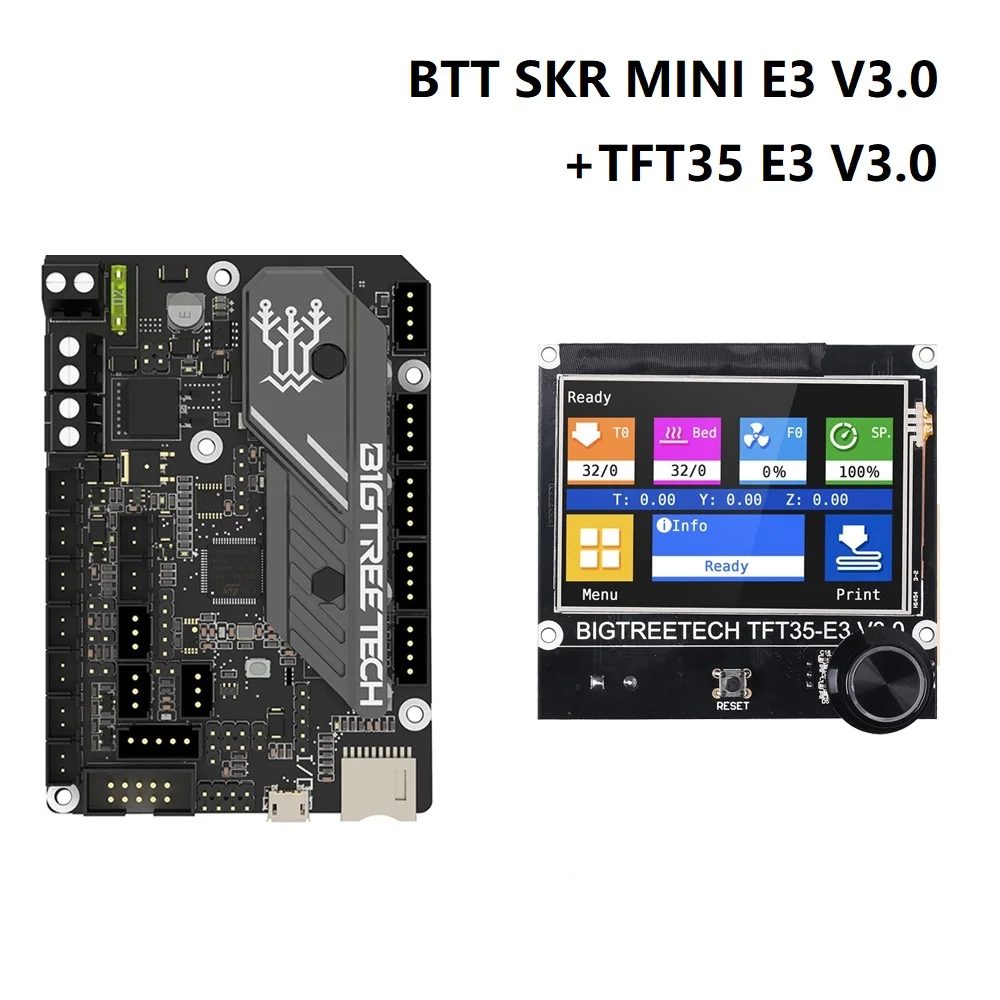 BIGTREETECH BTT SKR Mini E3 V3.0 Motherboard With TFT35 TMC2209 VS MINI V2 3D Printer Mainboard for Ender 3 Pro CR10 | Компьютеры и